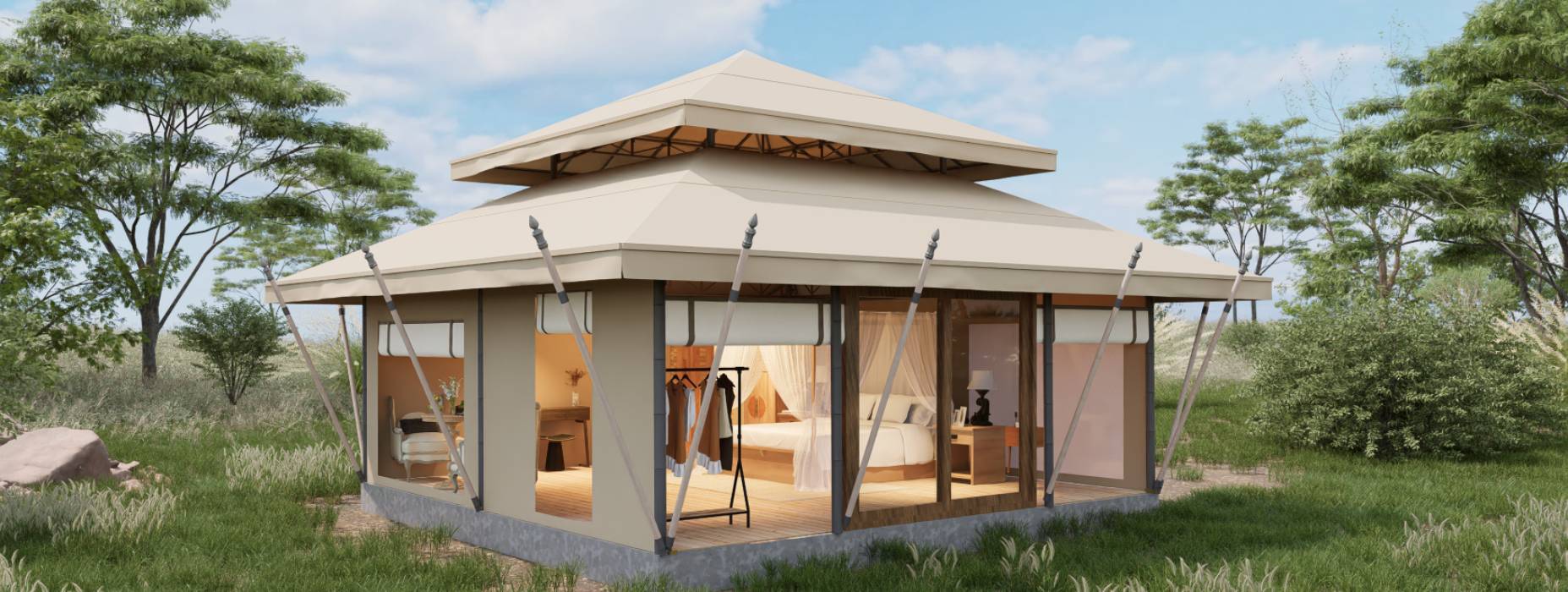 龙安区户外野奢帐篷